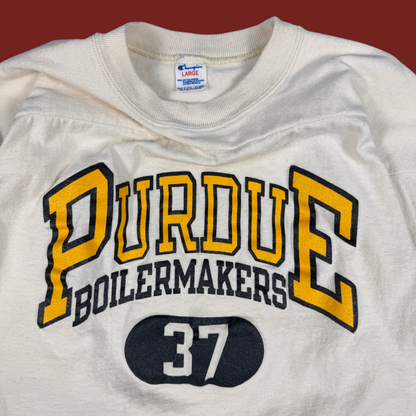 (L) 70s/80s Purdue Football Jersey Tee
