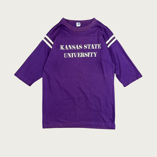 (M/L) 70s/80s Kansas State University Jersey Tee
