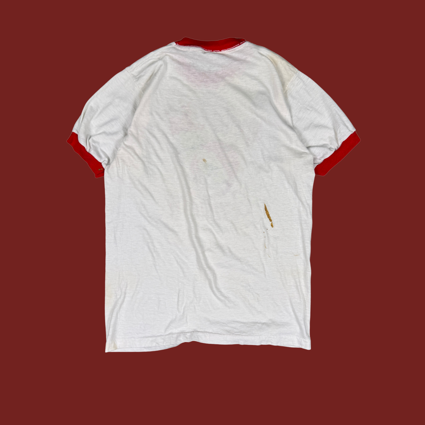 (M) 70s/80s Apple Cider Century Ringer Tee