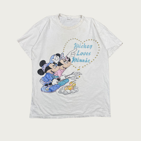 (XL) Mickey Loves Minnie Campfire Tee
