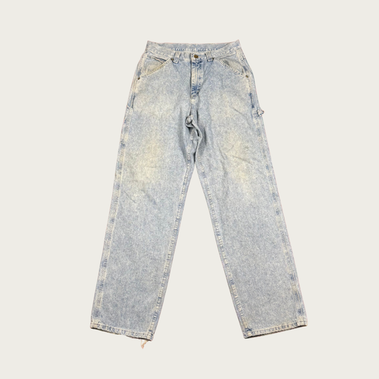 (32x34") Lee Dungarees Light Wash Carpenter Jeans