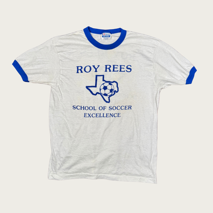 (M/L) 70s/80s Roy Rees Soccer Ringer Tee