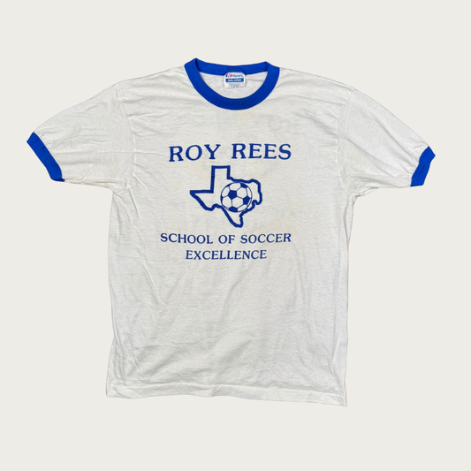 (M/L) 70s/80s Roy Rees Soccer Ringer Tee