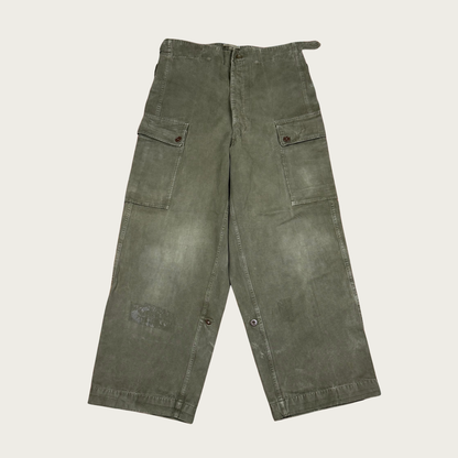 (30"-34") 1950s Dutch Military Field Pants