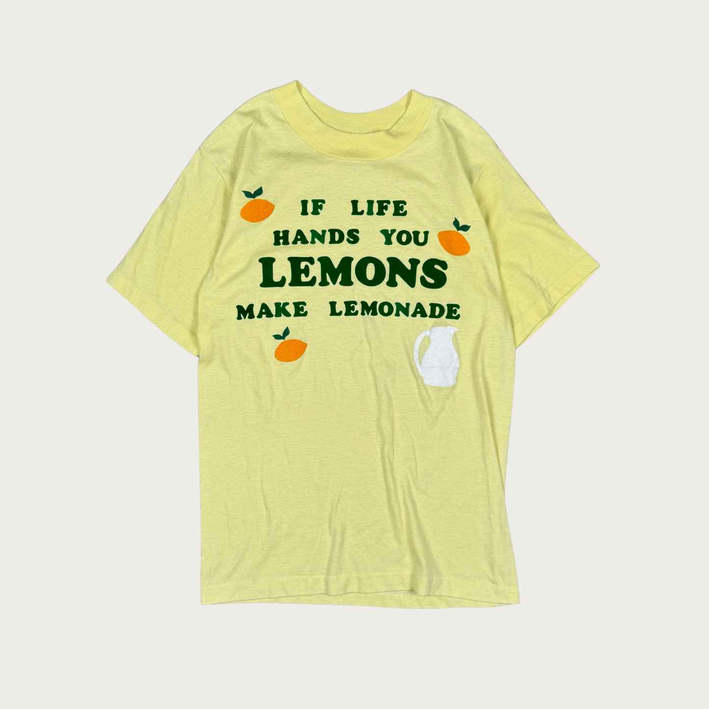 (M) 70s/80s "If Life Hands You Lemons Make Lemonade" Tee