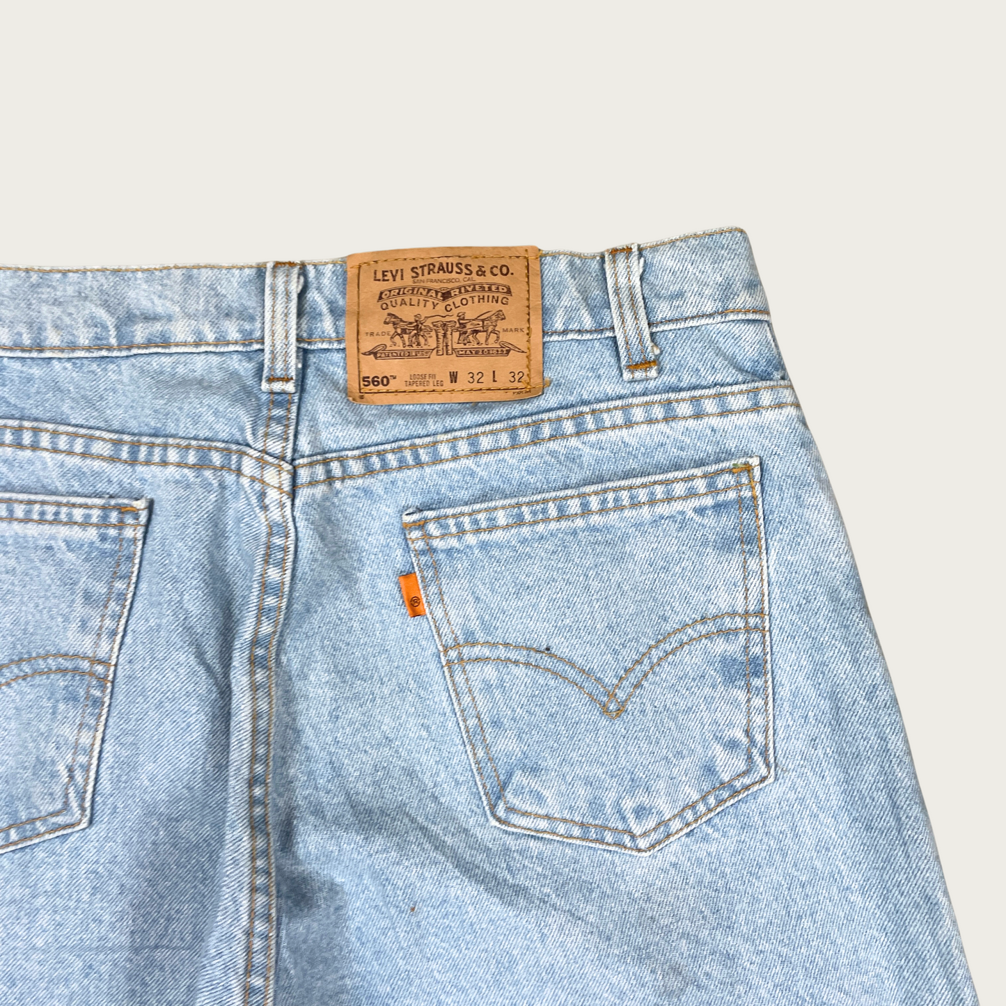 (32x32") Levi's Orange Tab 560 Jeans