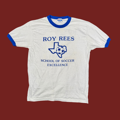 (M/L) 70s/80s Roy Rees Soccer Ringer Tee