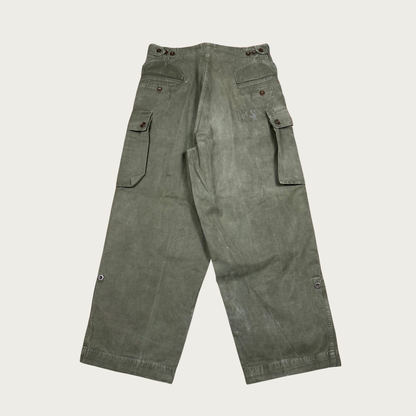 (30"-34") 1950s Dutch Military Field Pants