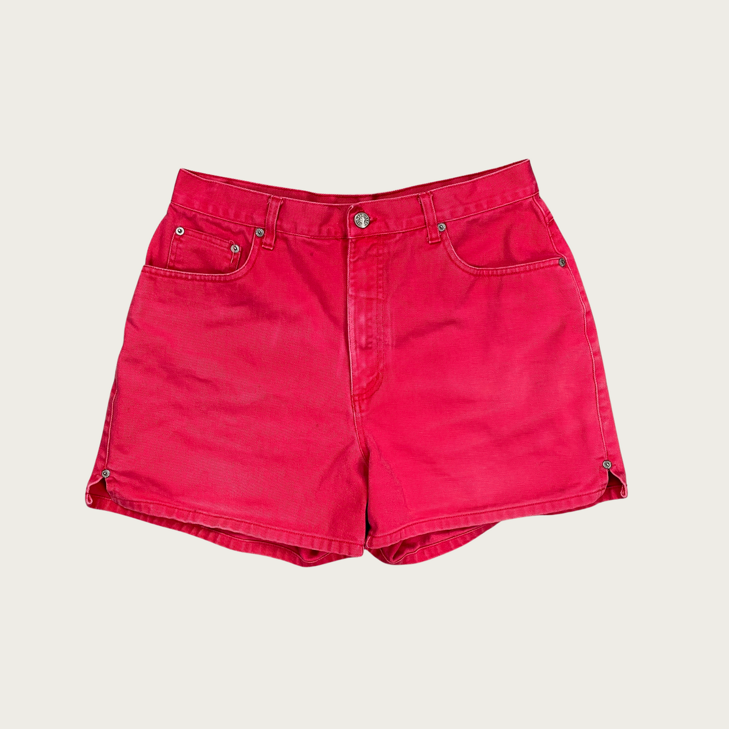 (32") 90s Red Jean Shorts