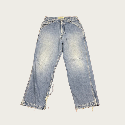 (32x29") 90s Ralph Lauren Distressed Carpenter Jeans
