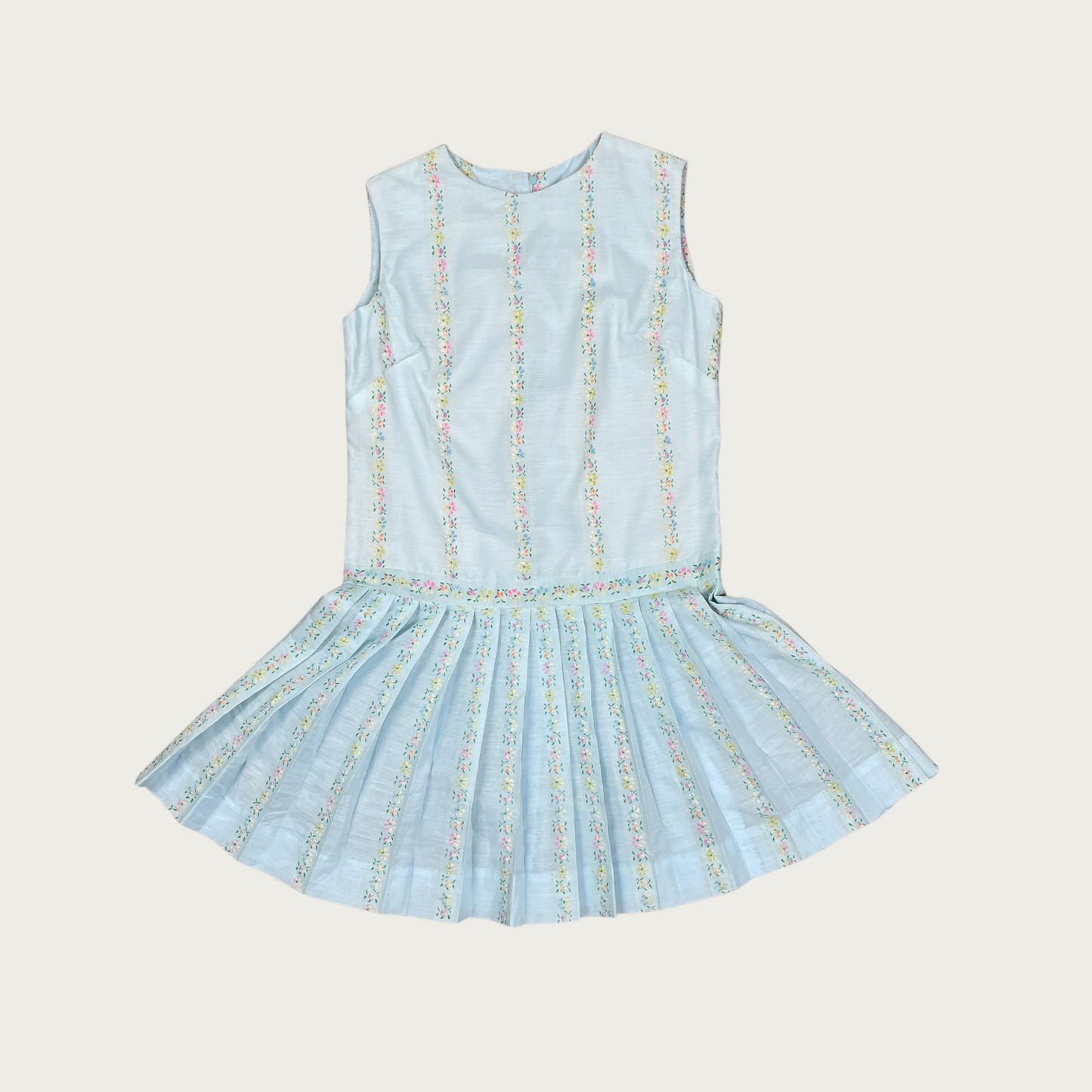 (M) 60s Mod Baby Blue Mini Dress