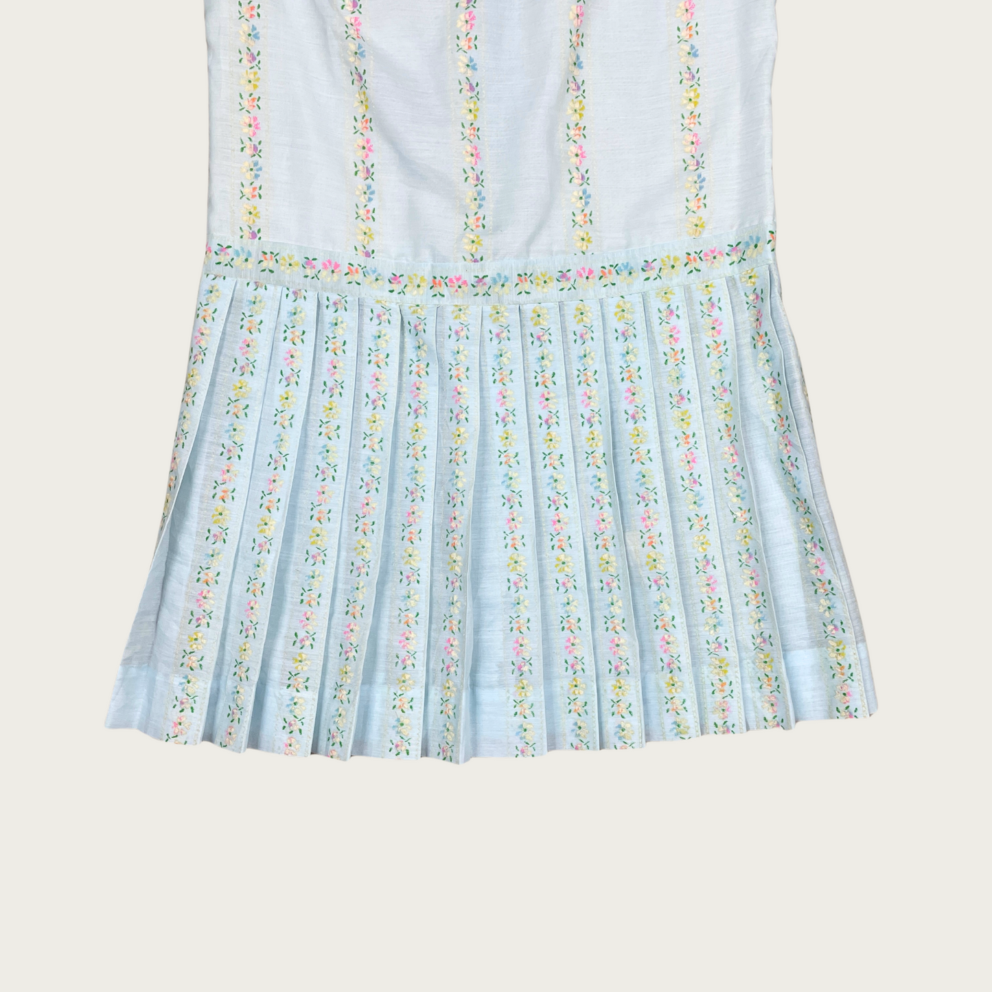 (M) 60s Mod Baby Blue Mini Dress