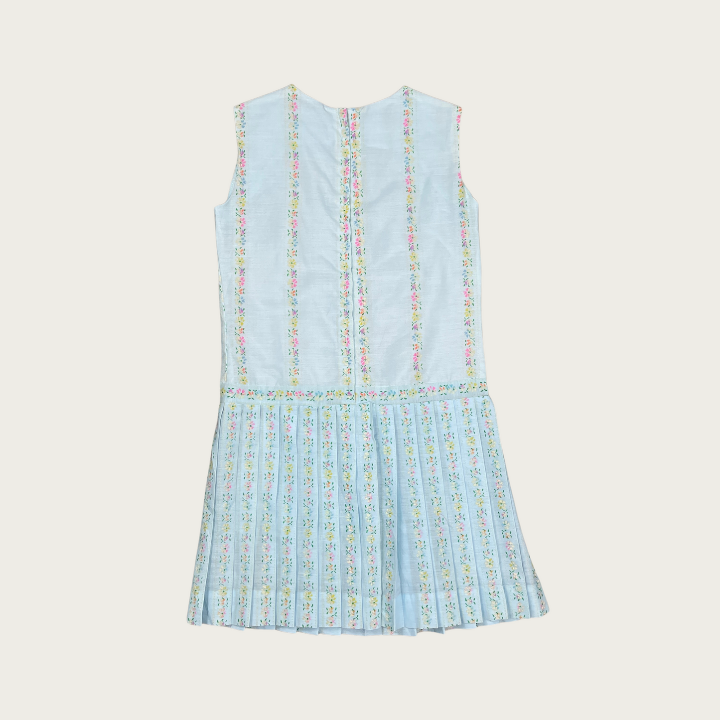 (M) 60s Mod Baby Blue Mini Dress