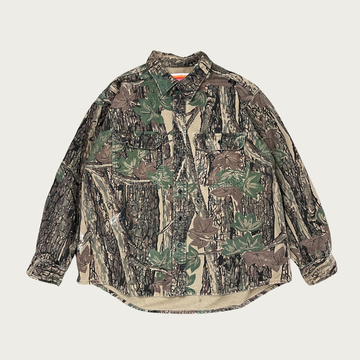 (XL) Camouflage Flannel Shirt