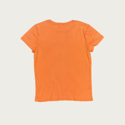 (M/L) 90s/Y2K Ralph Lauren Sport Orange Tee