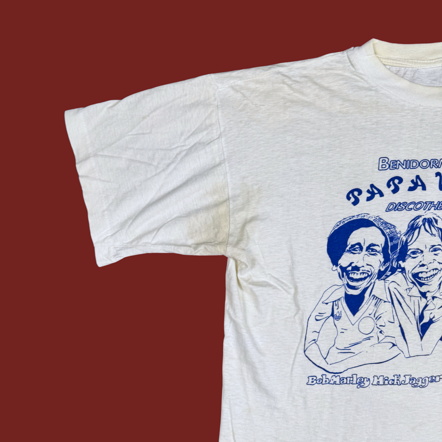 (M/L) 70s/80s Papa Whisky Discotheque Benidorm Tee
