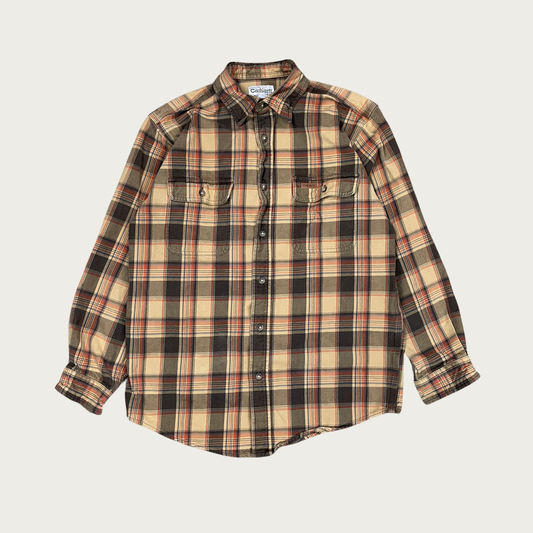 (M) Carhartt Tan Flannel Shirt