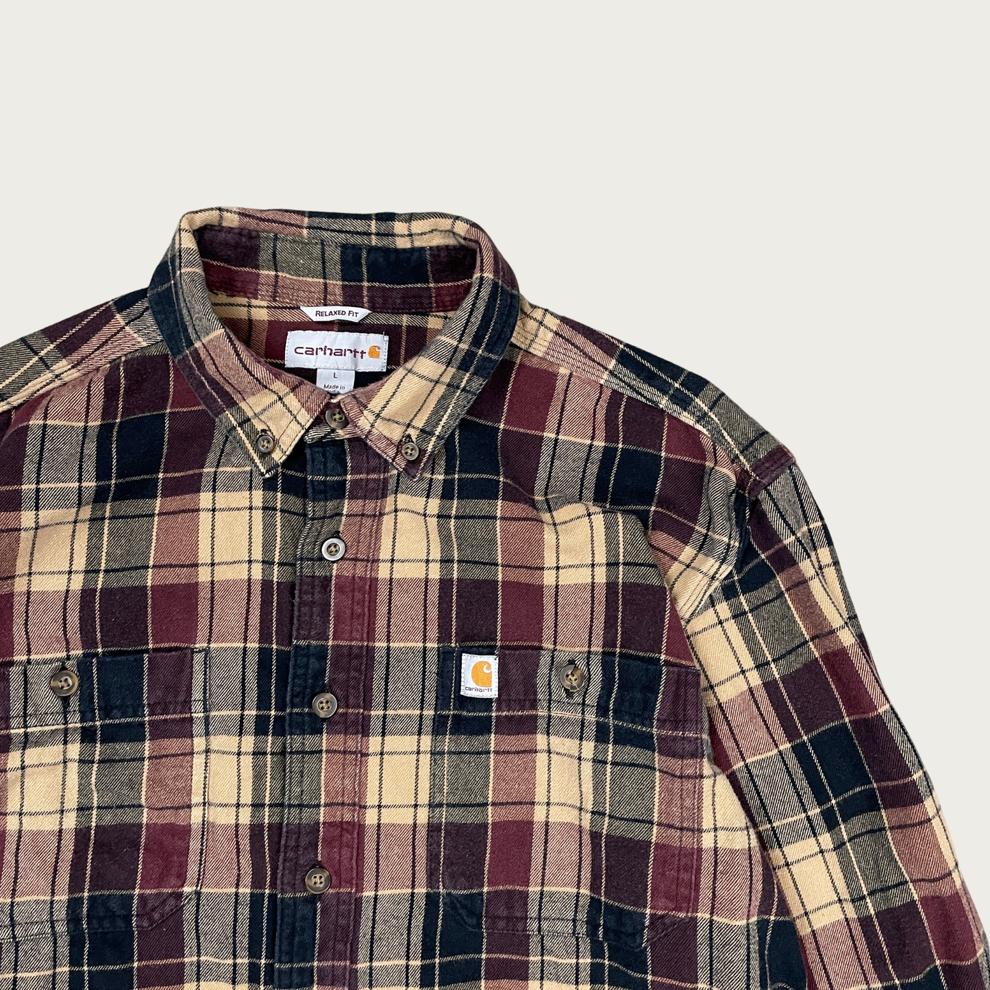 (L) Carhartt Flannel Shirt