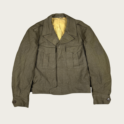 (S) 1940s WWII Wool Military Jacket