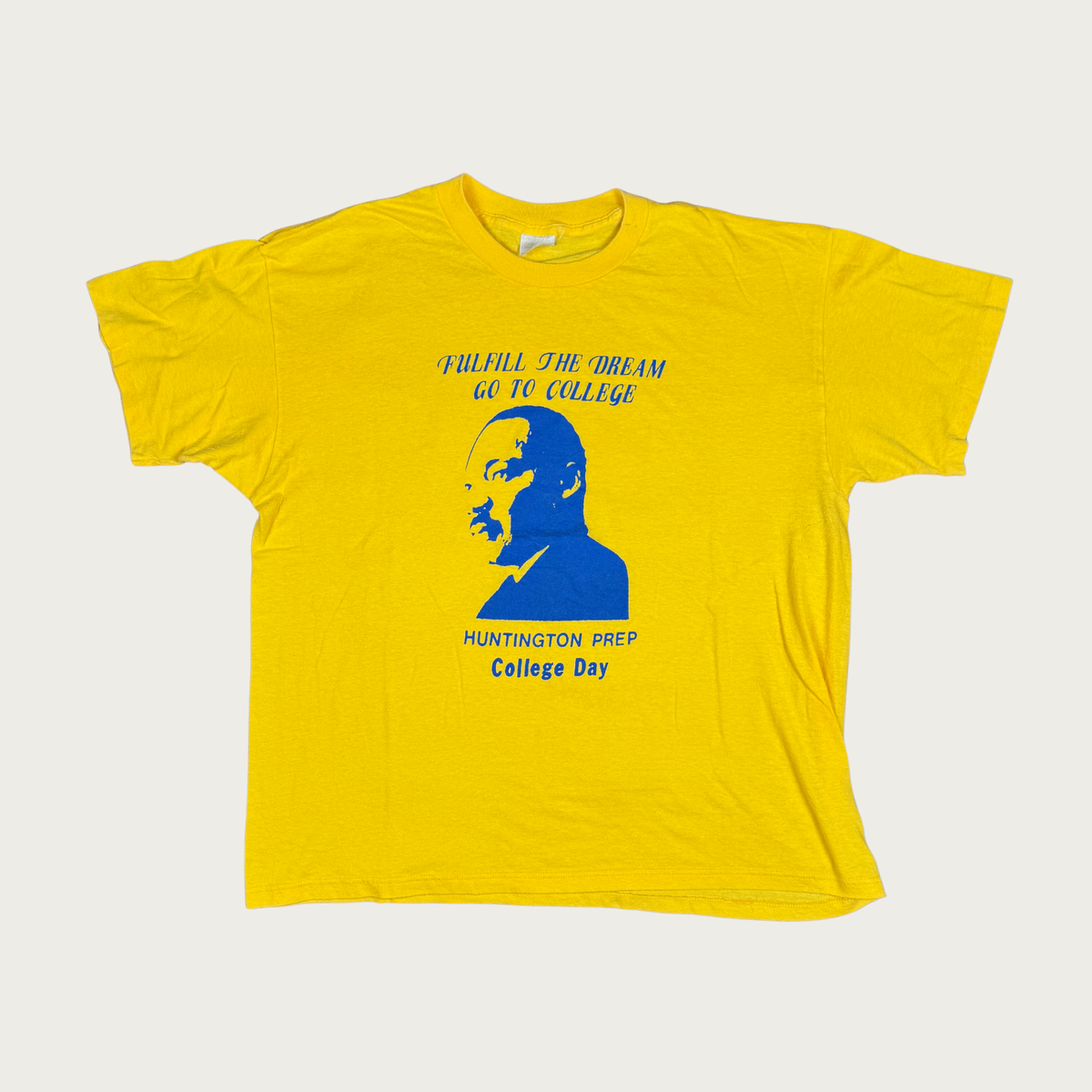 (L/XL) 70s/80s Huntington Prep College Day MLK Tee