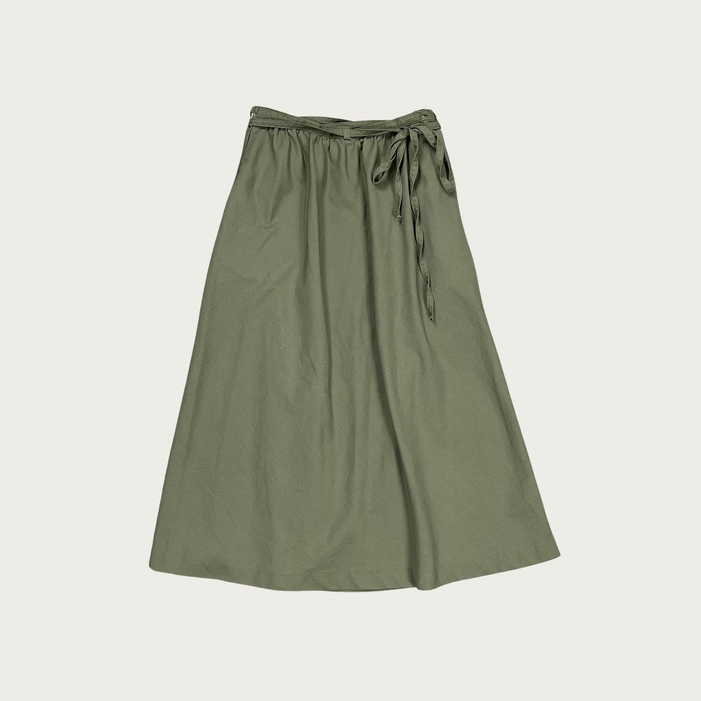 (26") Army Green Midi Skirt