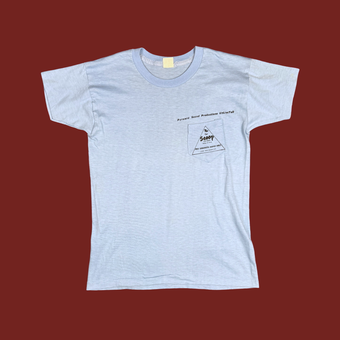 (M) 1978 Pyramid Sound Productions Pocket Tee