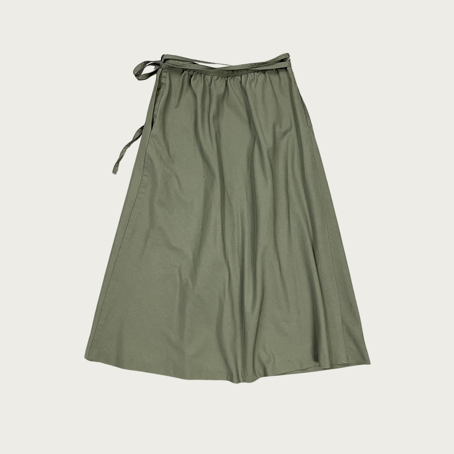 (26") Army Green Midi Skirt