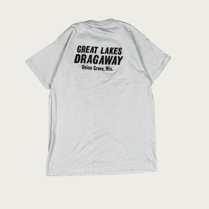 (L) 80s "Factory Shootout" Cartoon Tee