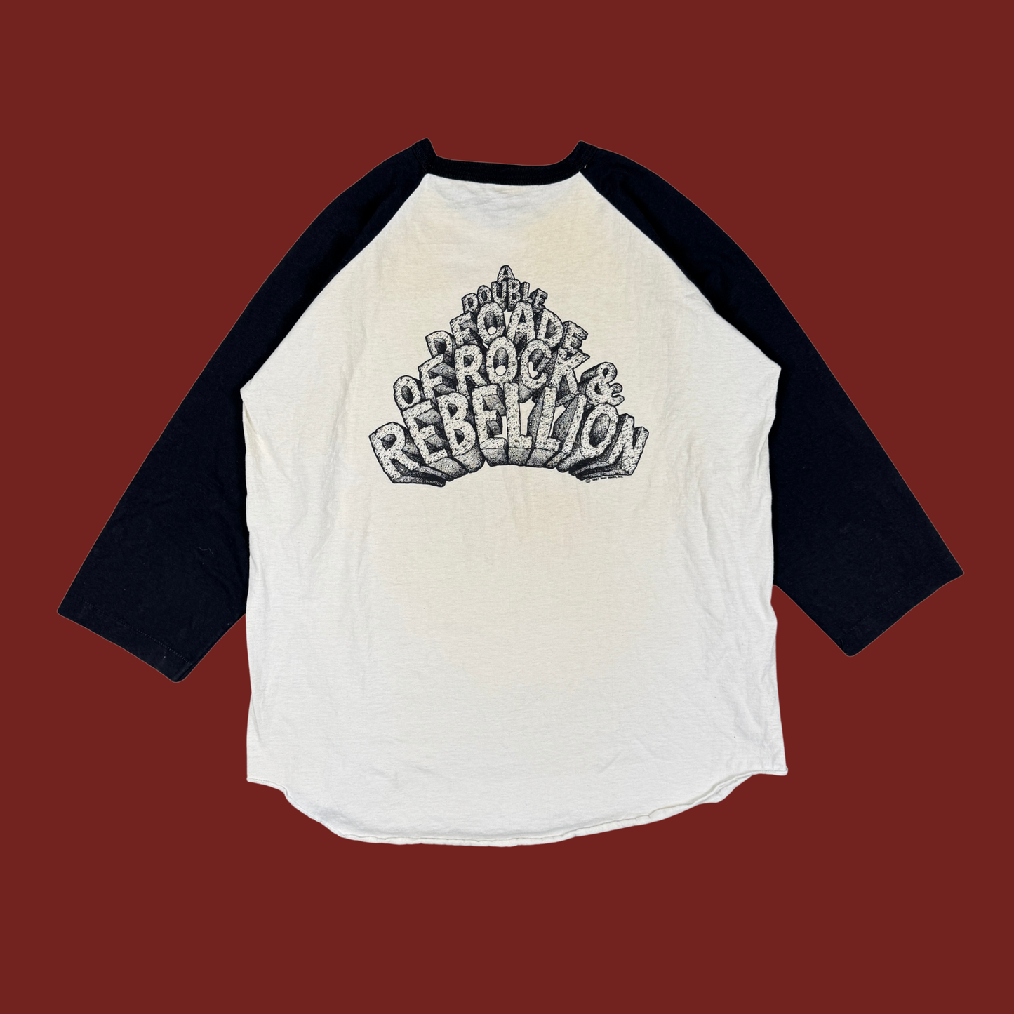 (L/XL) 80s John Kay & Steppenwolf Raglan Tee