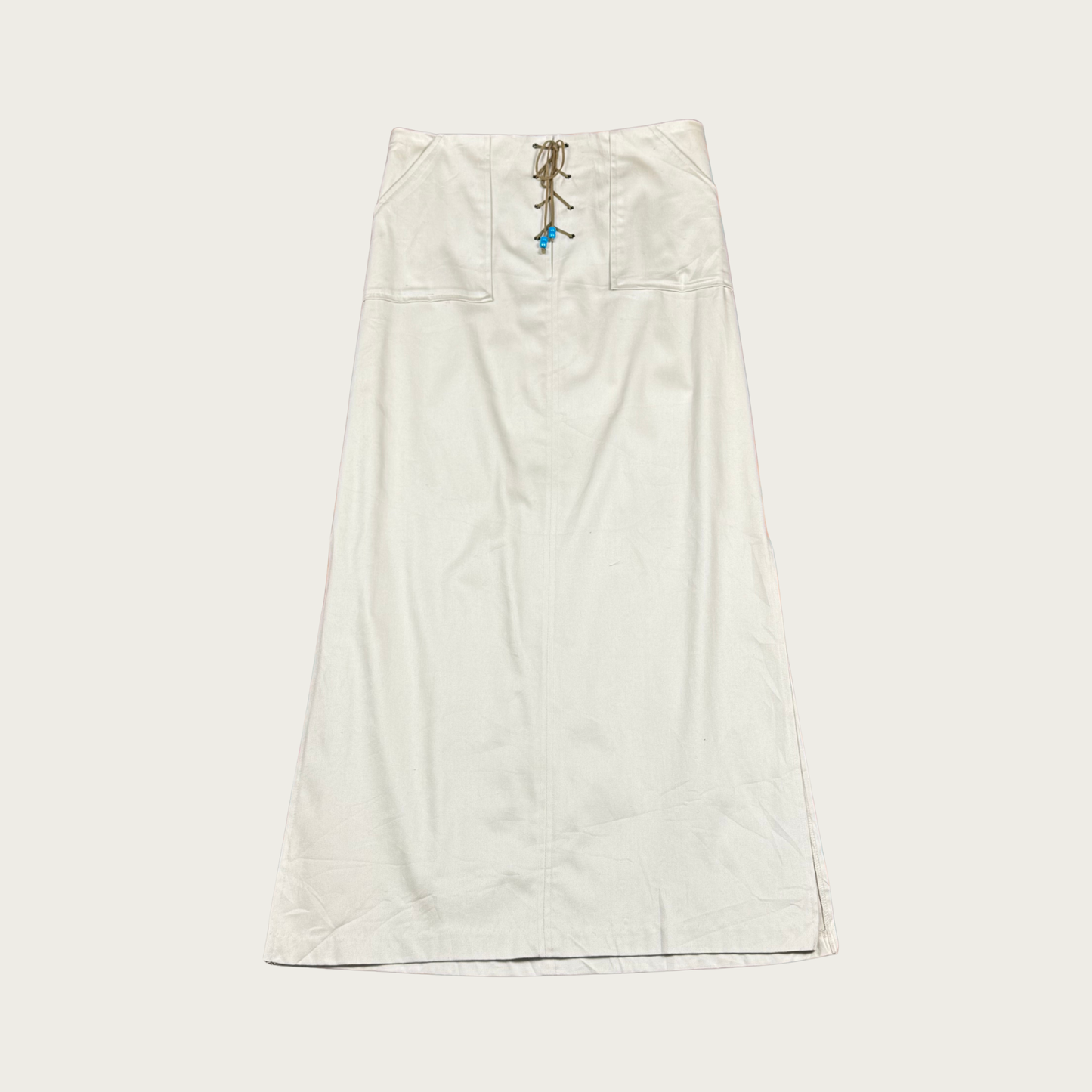 (30") 90s/Y2K Lace Up Maxi Skirt