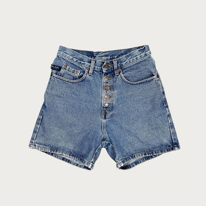 (26") High Waisted Jean Shorts