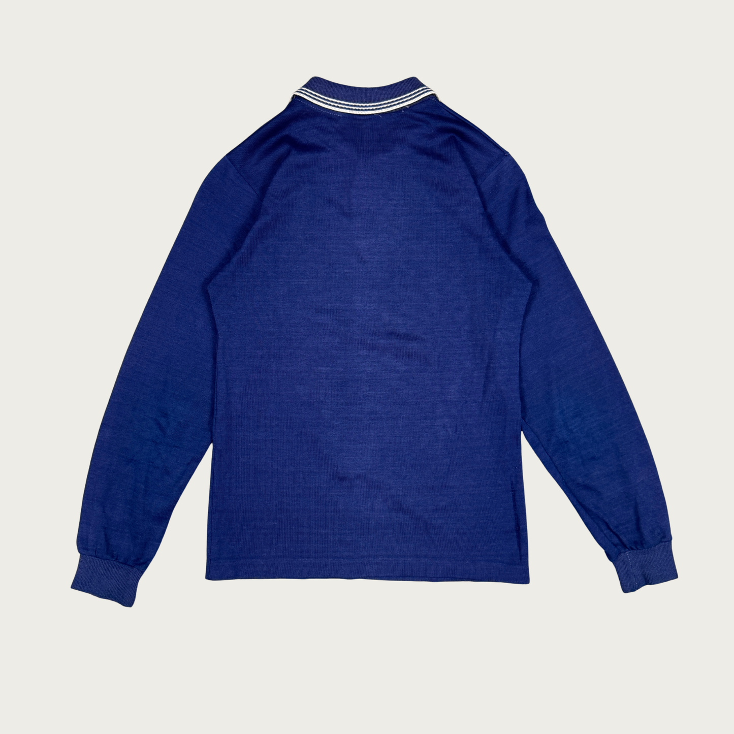 (XS/S) Navy Blue Long Sleeve Polo Top