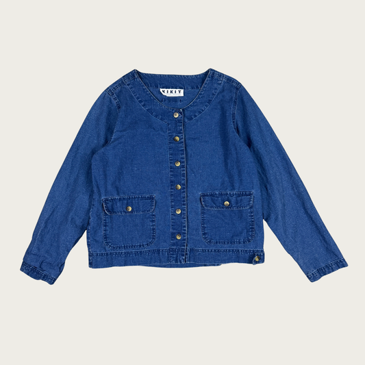 (M) 90s Denim Button Up Top