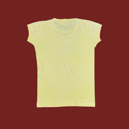 (S/M) 70s "Insanity Is Hereditary" Baby Tee