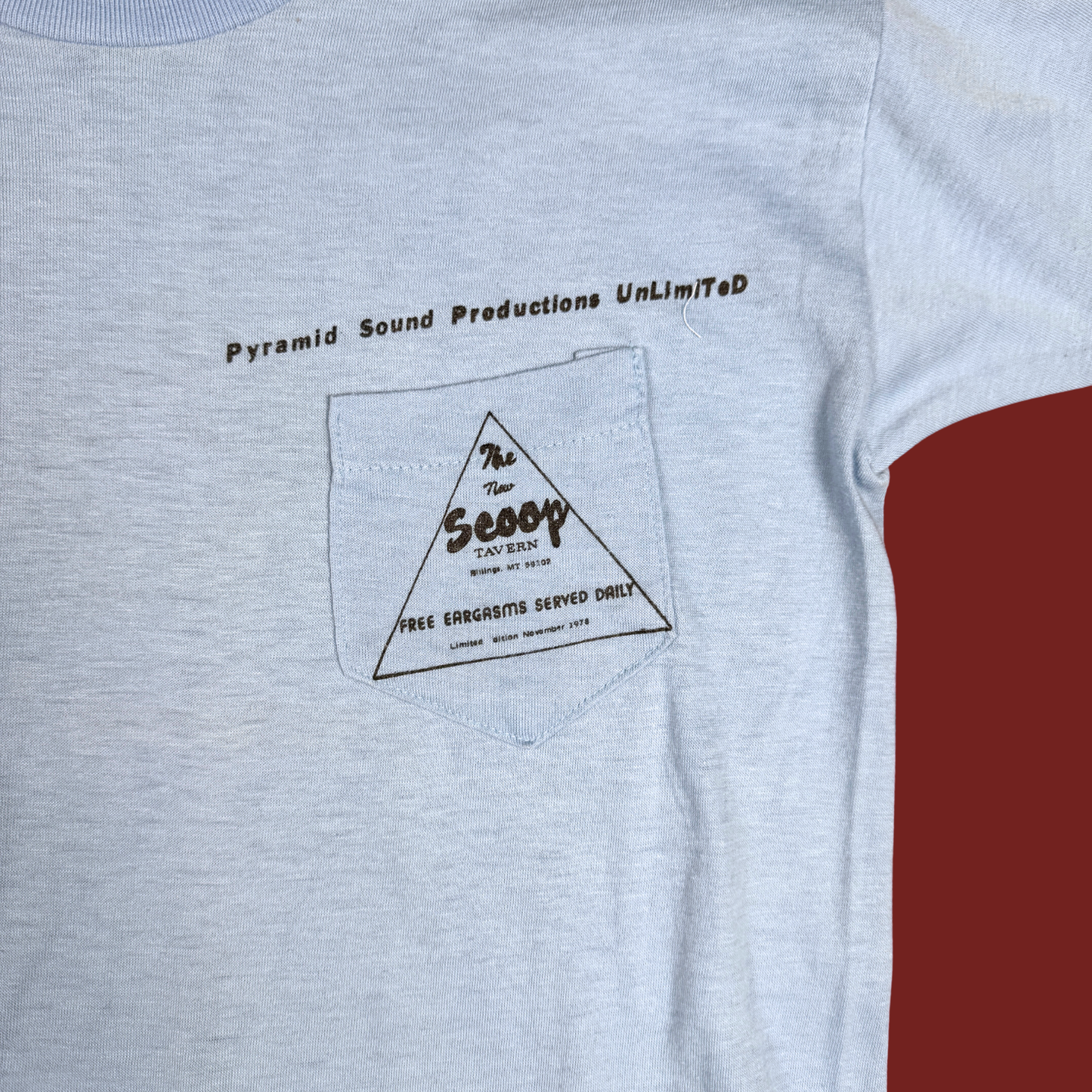 (M) 1978 Pyramid Sound Productions Pocket Tee