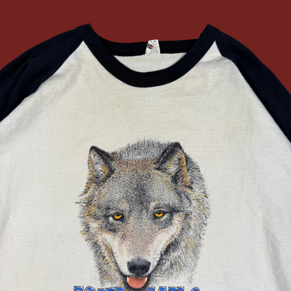 (L/XL) 80s John Kay & Steppenwolf Raglan Tee