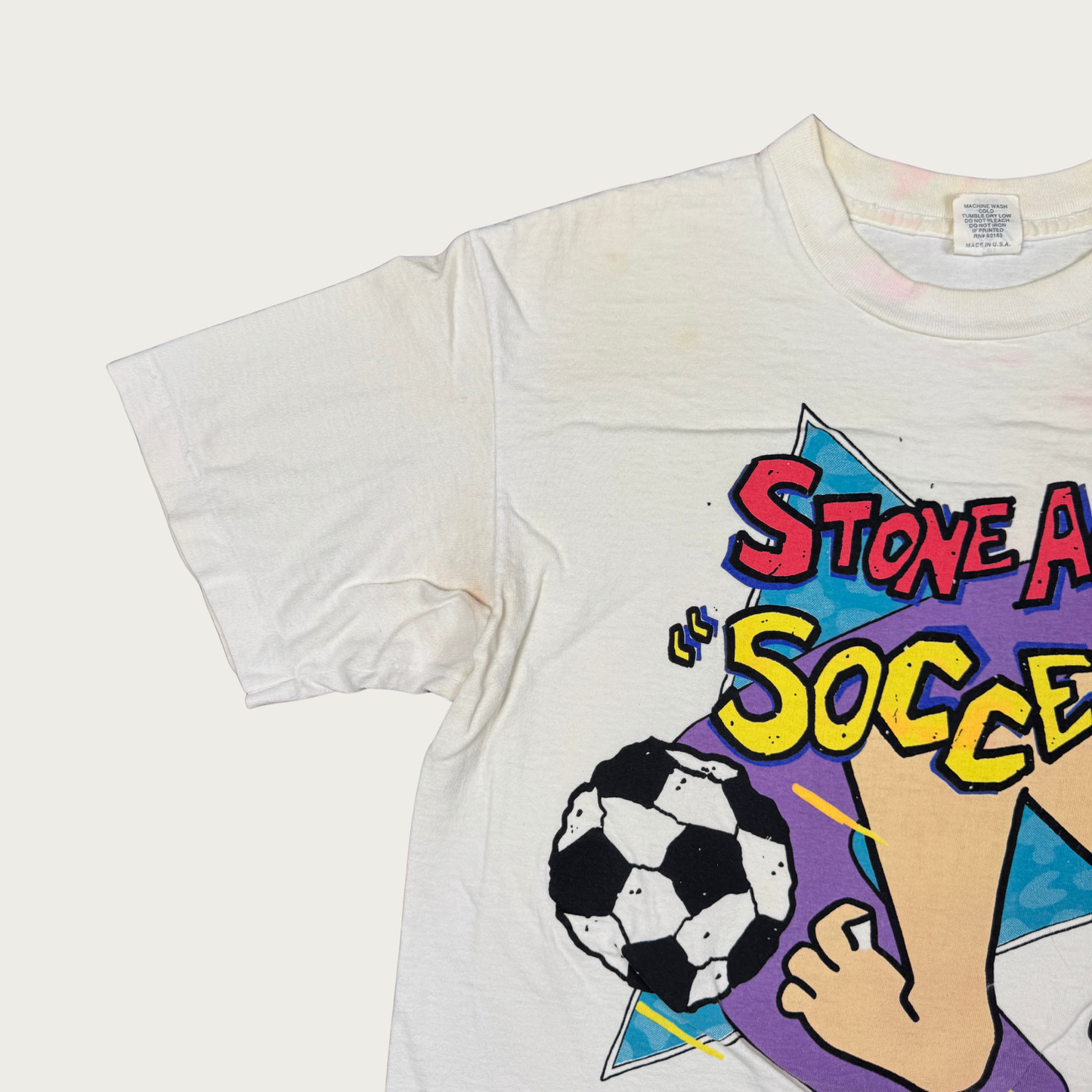 (L) 90s Stone Age Soccer Tee