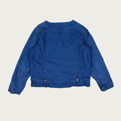 (M) 90s Denim Button Up Top