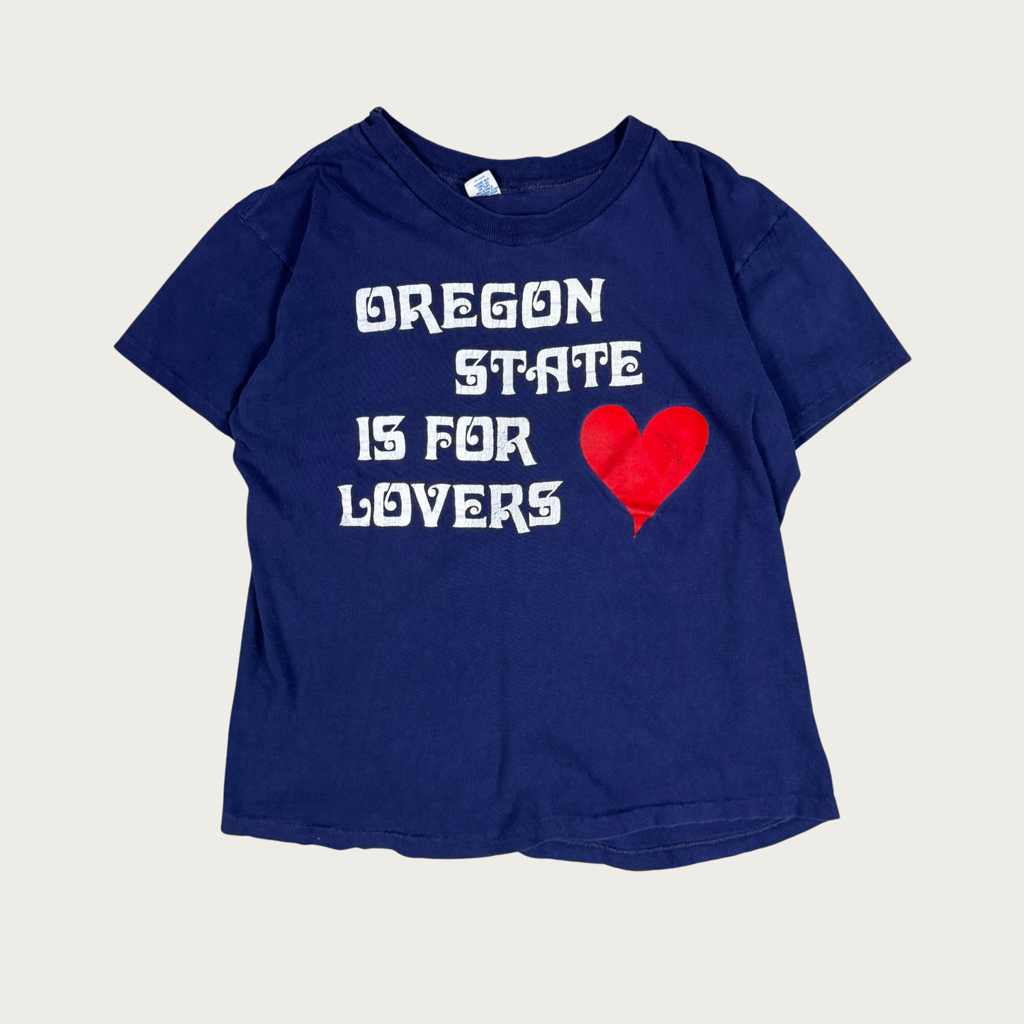 (M) 70s/80s Oregon State Is For Lovers Tee