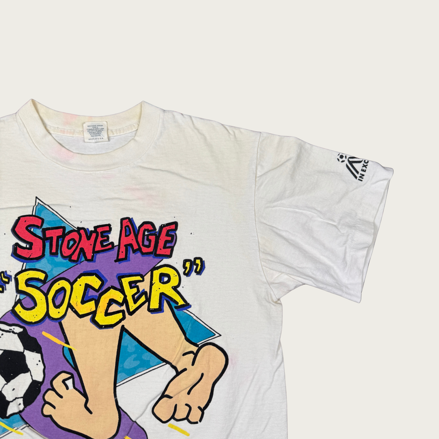 (L) 90s Stone Age Soccer Tee