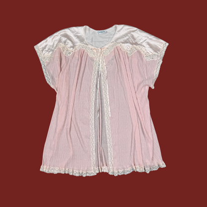 (M) 70s/80s Christian Dior Baby Pink Peignoir