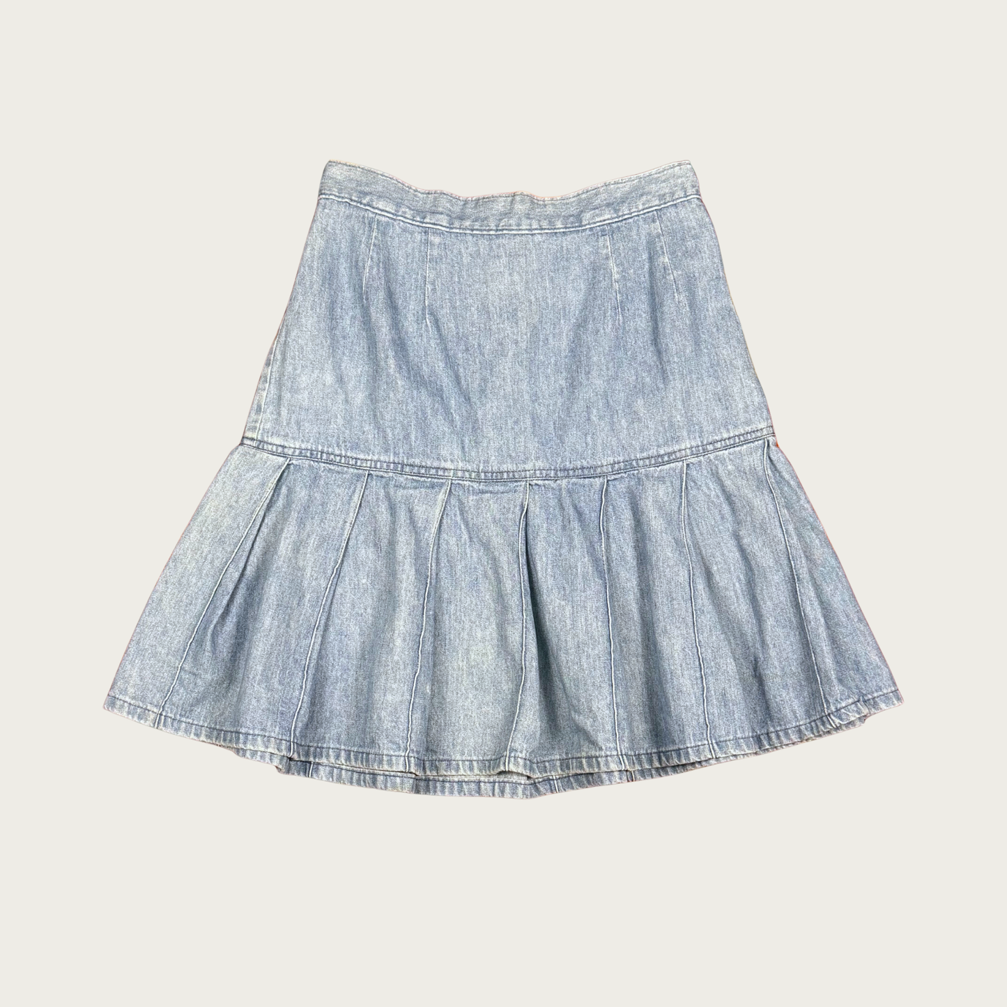 (28") 90s Calvin Klein Sport Denim Midi Skirt