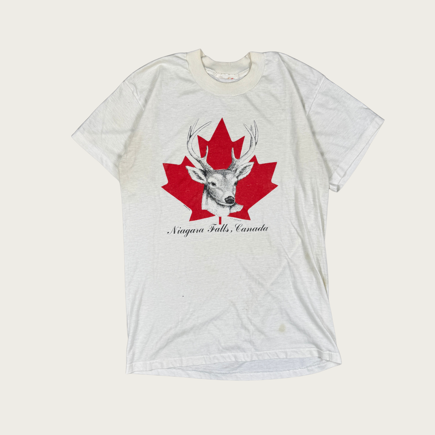 (M) 70s/80s Niagara Falls Deer Tee
