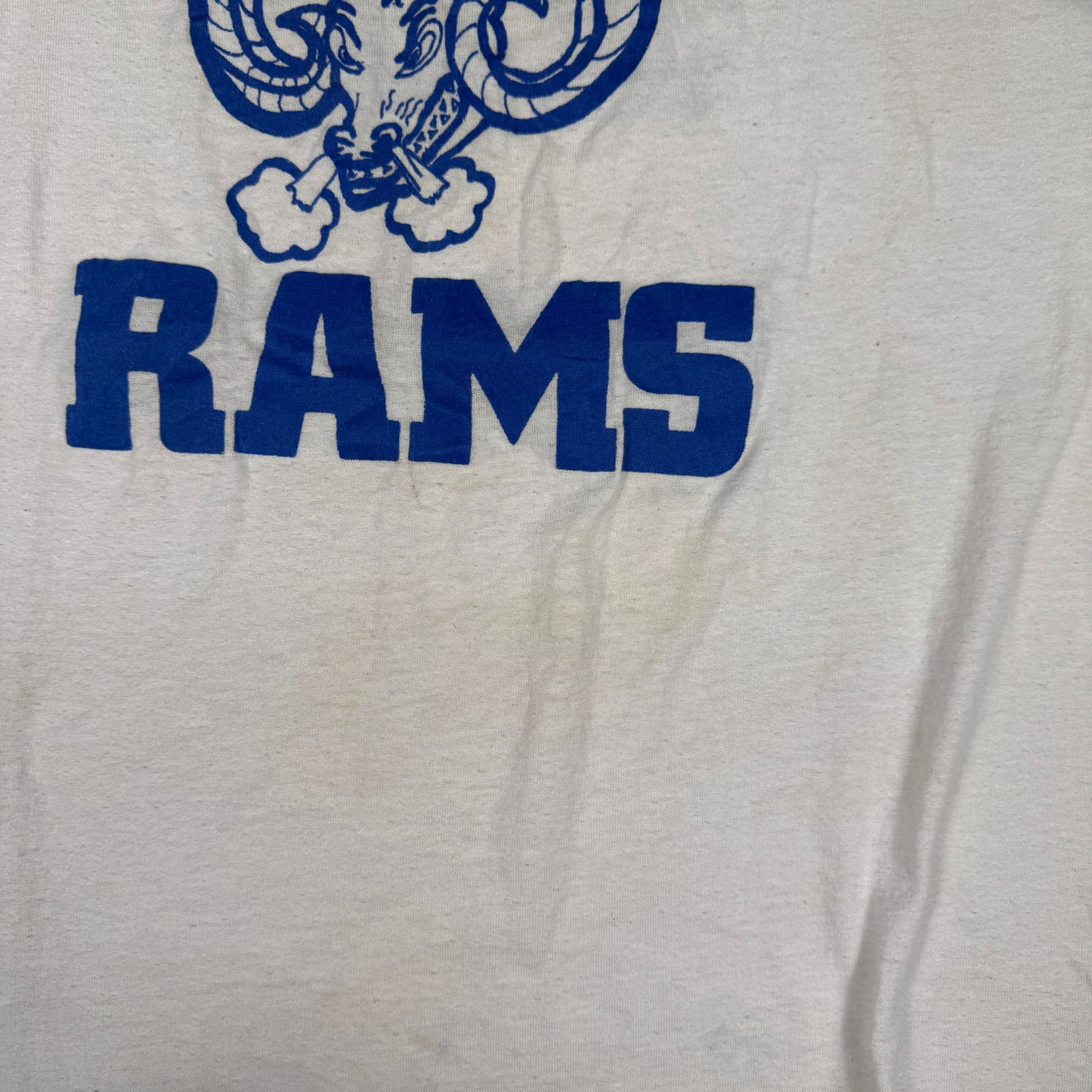 (M) 70s/80s Riverton Rams Ringer Tee