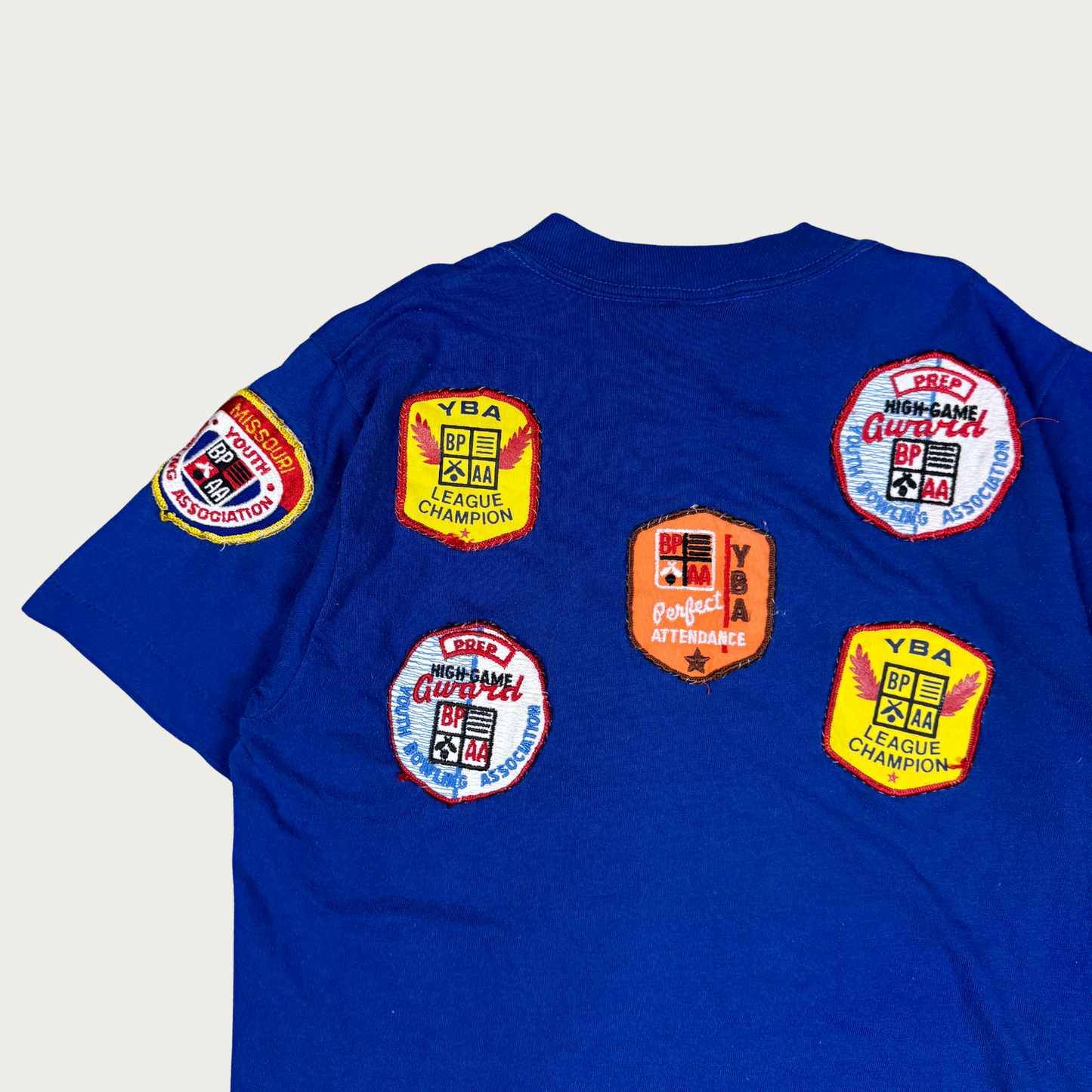 (S) 70s/80s Kansas City Bowling Patch Tee