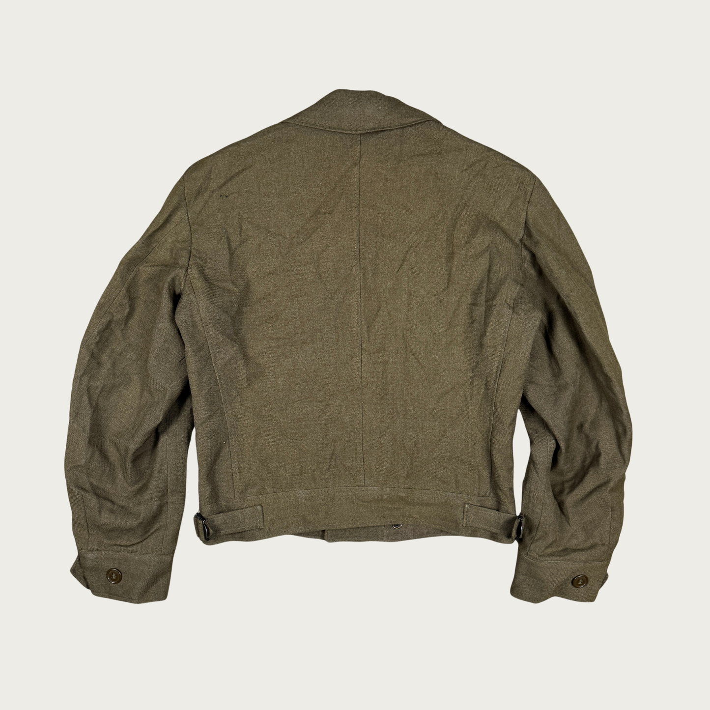 (S) 1940s WWII Wool Military Jacket