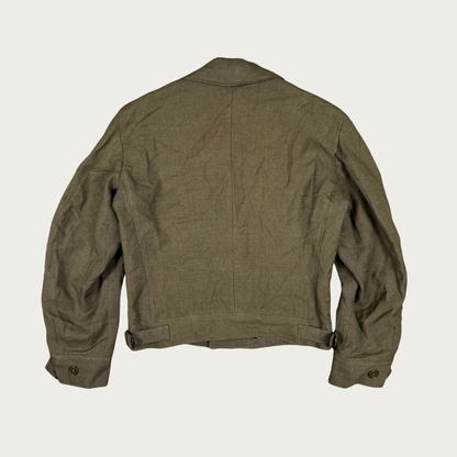 (S) 1940s WWII Wool Military Jacket