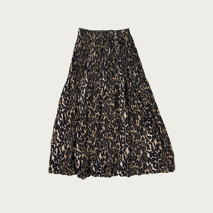 (XS/S) 90s/Y2K Leopard Print Maxi Skirt
