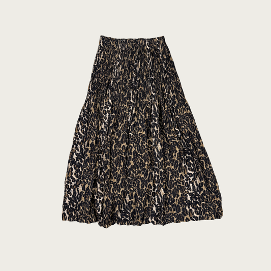 (XS/S) 90s/Y2K Leopard Print Maxi Skirt