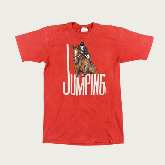(S/M) 80s/90s Horse Jumping Tee
